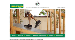 Desktop Screenshot of loewenprosthetics.com